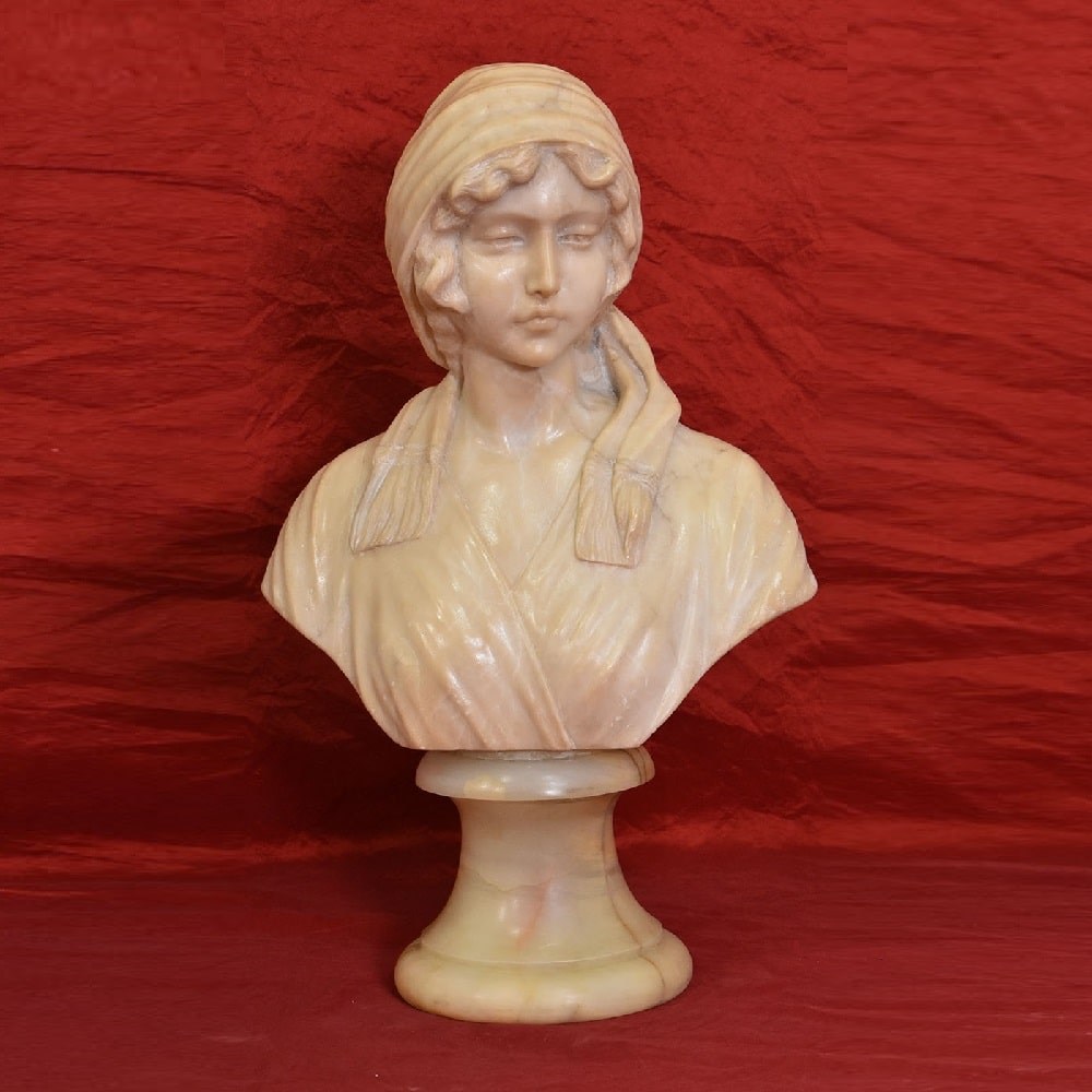 STAL83 1 antic sculpture marble statues bust of girl figurines19th.jpg